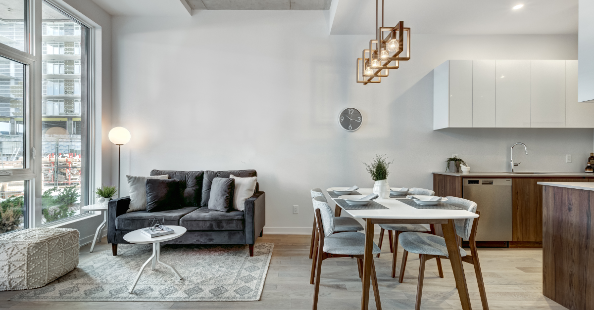 A well-maintained rental home interior